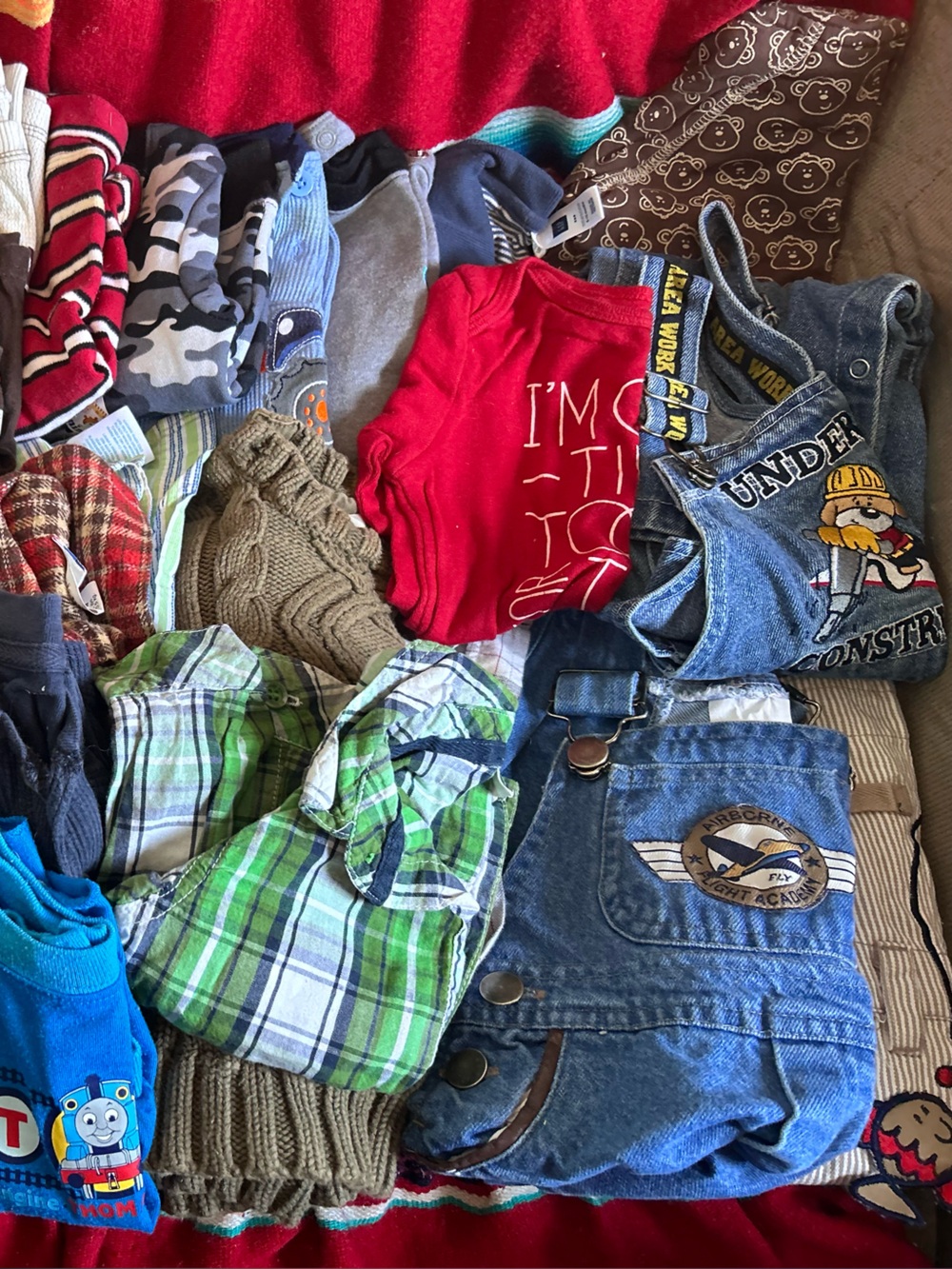 Mixed Lot of Baby Boy Winter Clothing Size 9 to 12 Months